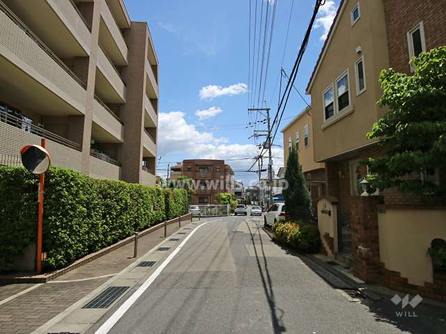 敷地南側の前面道路