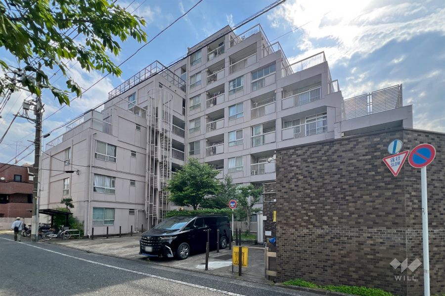 豊玉第2コーポラスの外観（北東側から）