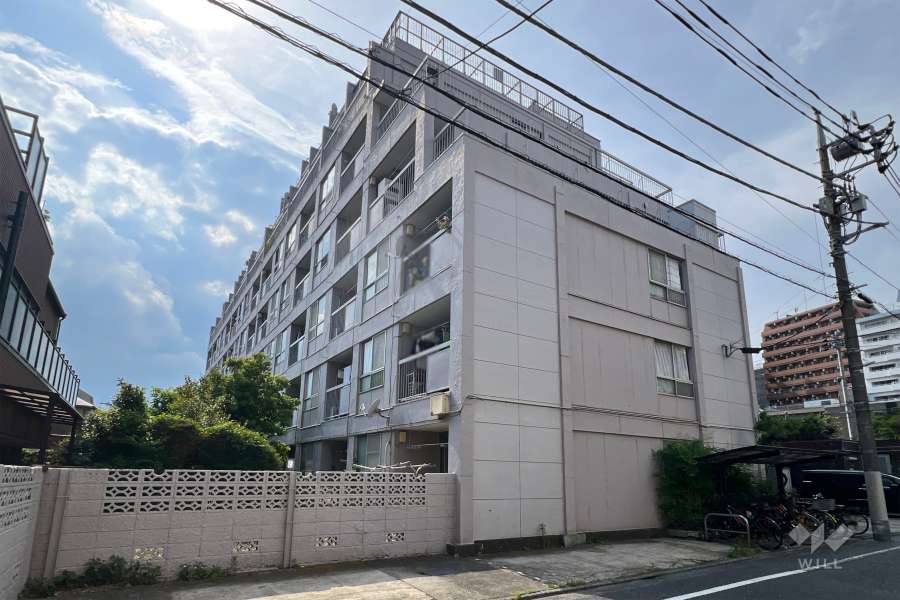 豊玉第2コーポラスの外観（南東側から）