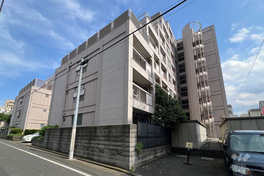 豊玉第2コーポラスの外観（北西側から）
