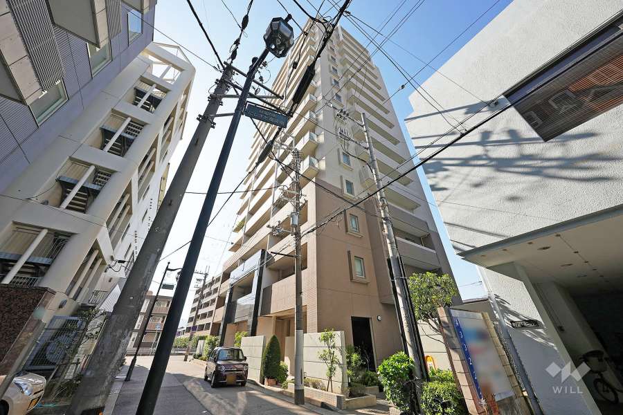 マンションの外観（南東側から）