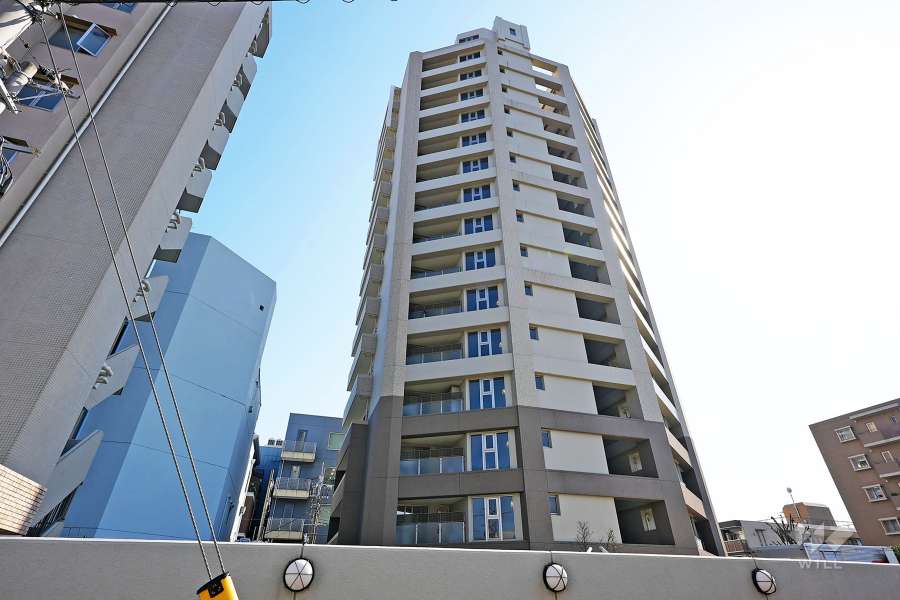 マンションの外観（北東側から）