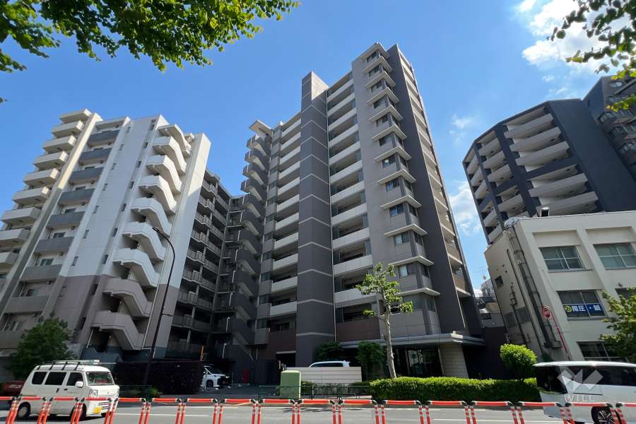 藤和シティホームズ練馬の外観（北側から）