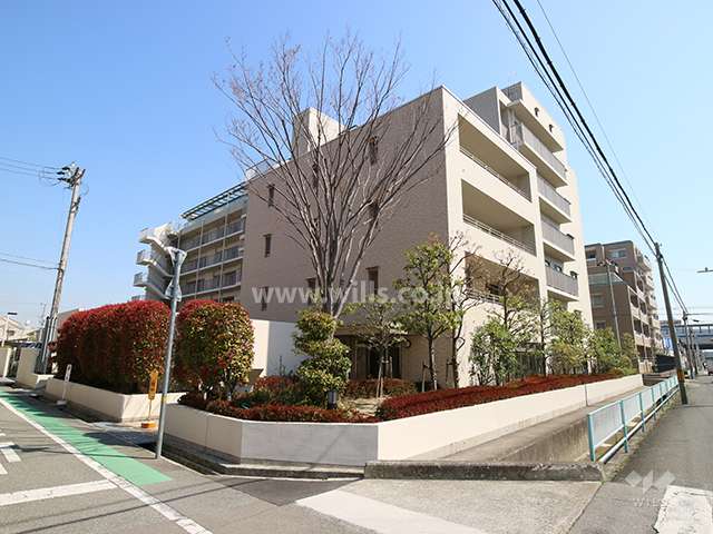 ジオコート西宮武庫川の外観（北西側から）