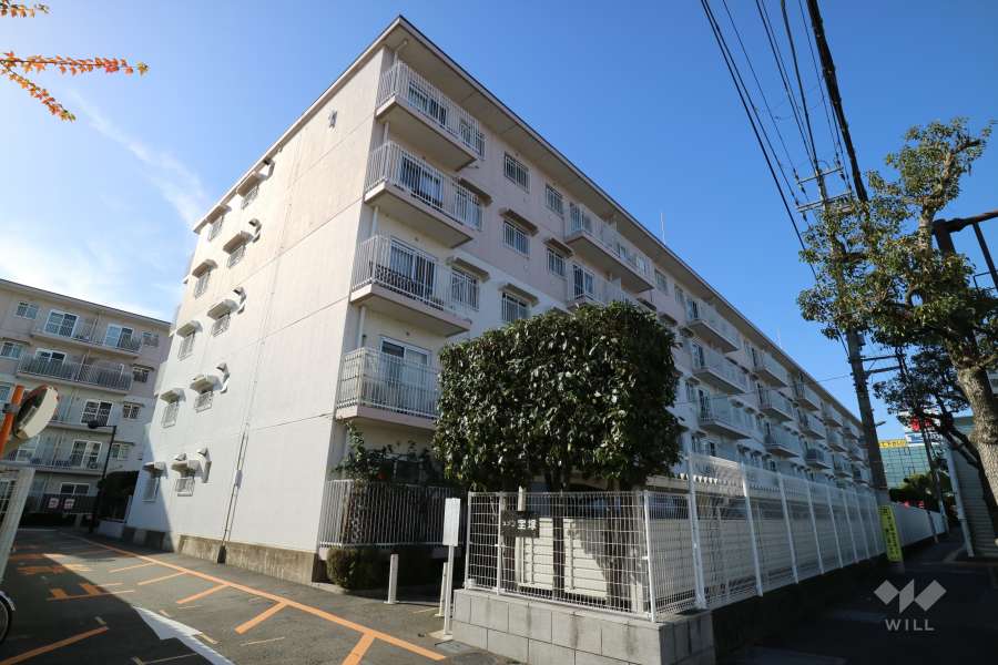 メゾン宝塚1号棟の外観（南東側から）