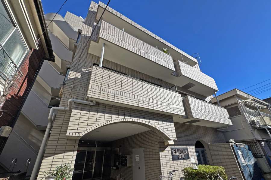 エレガンス練馬の外観（北西側から）