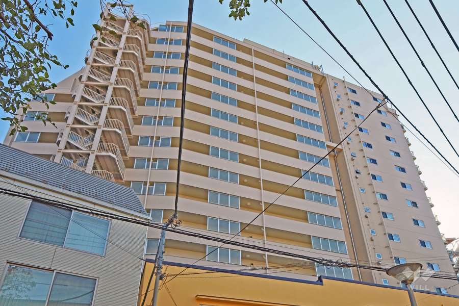 豊島園パークマンションの外観（北西側から）