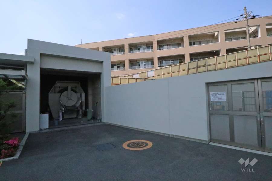 ゴミドラムがあります。