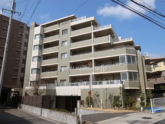 エル・フラット夙川霞町の外観（南東側から）