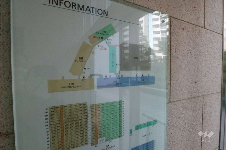 マンション敷地内配置図