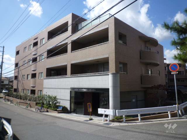 アンビエント西宮仁川アールブリーズの外観（北東側から）