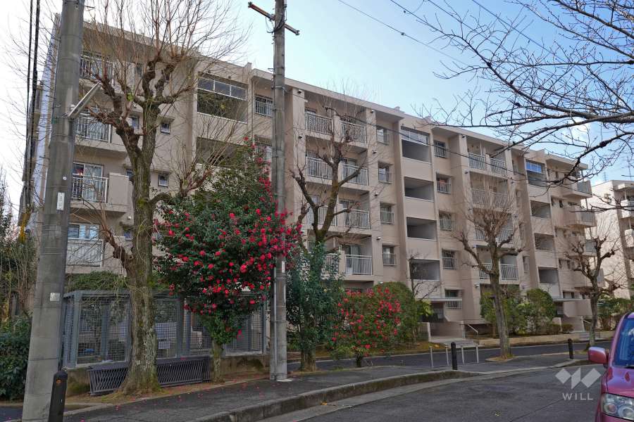若山台第2住宅6号棟の外観（北東側から）