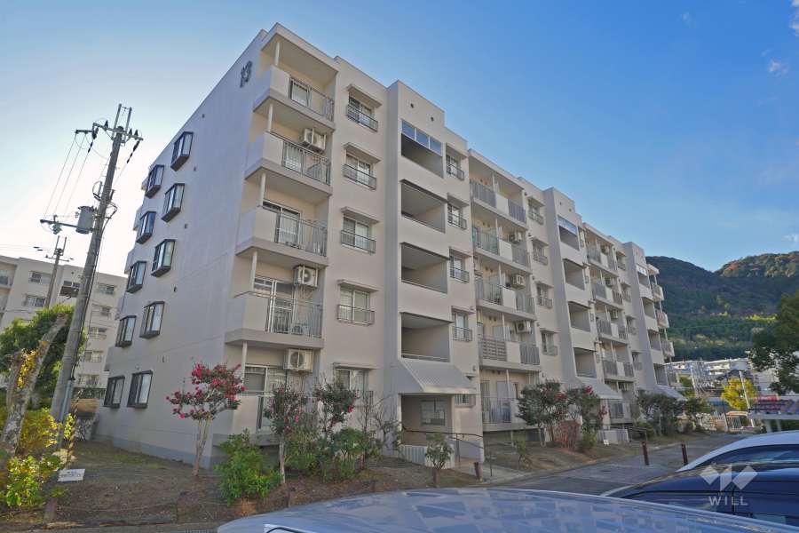 若山台第3住宅13号棟の外観（北東側から）