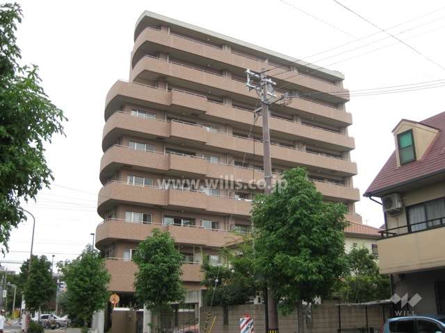 セレッソコート夙川エルシオンの外観（南西側から）