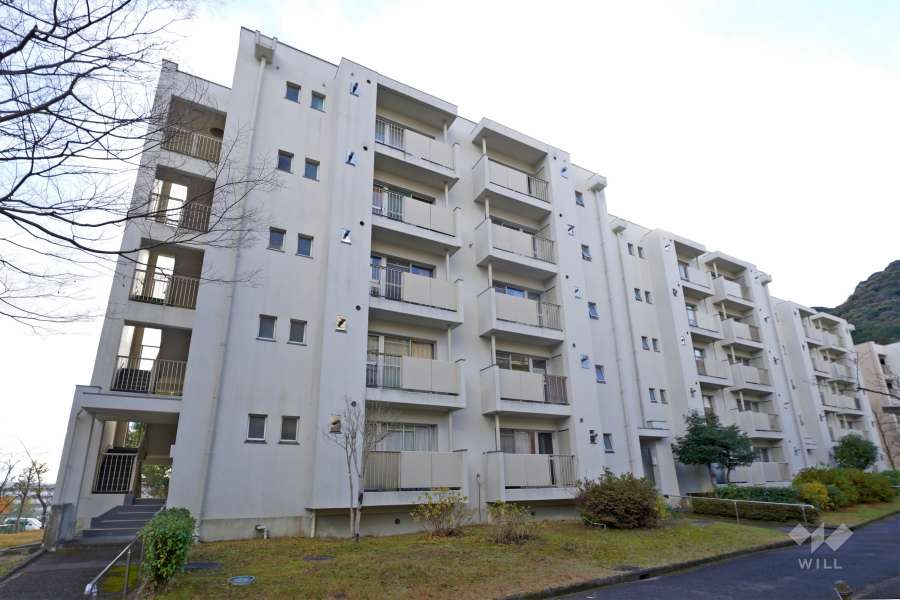 若山台第1住宅36号棟の外観（北東側から）