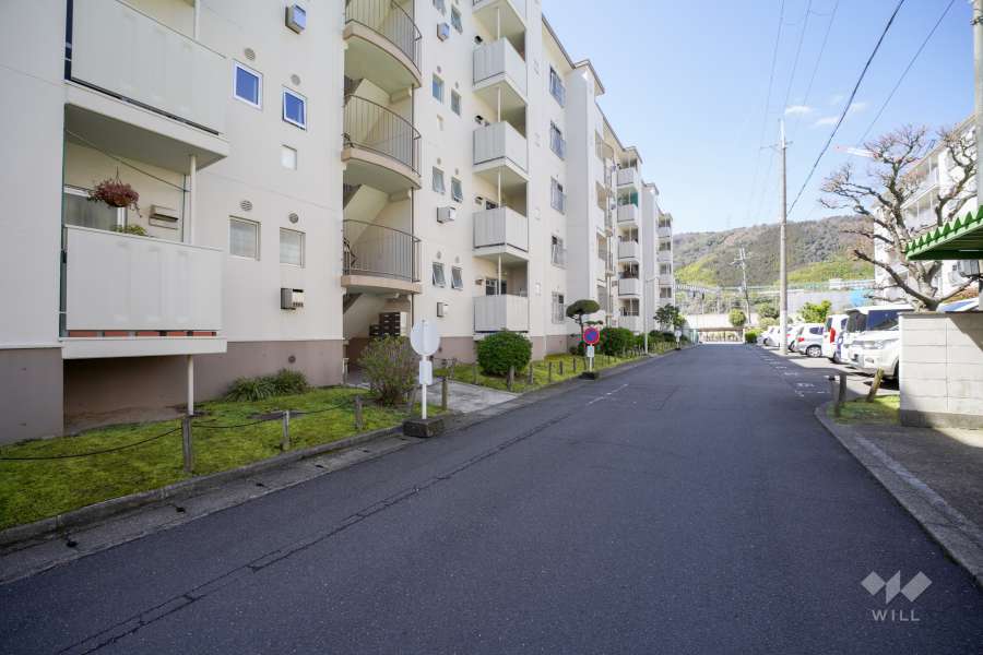 敷地北側の通路部分