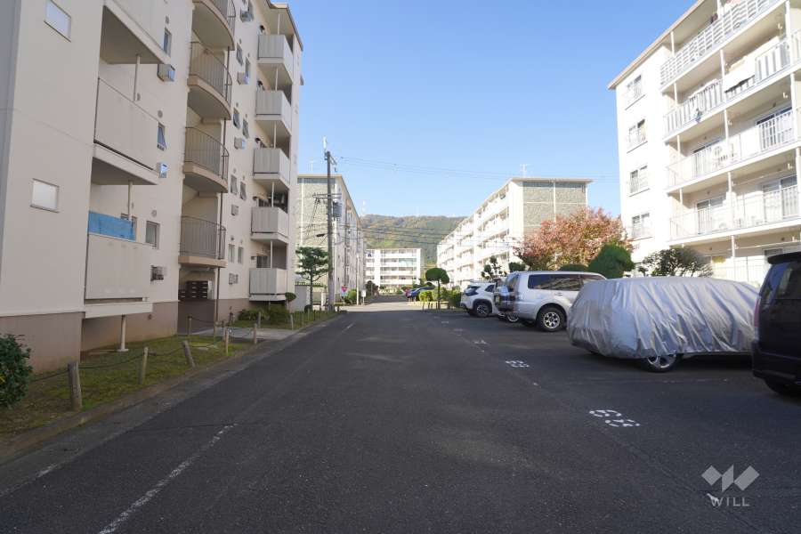 敷地北側の通路（東側から）