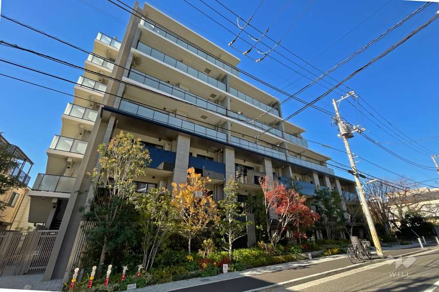 ディアナコート池田山公園の外観（南東側から）