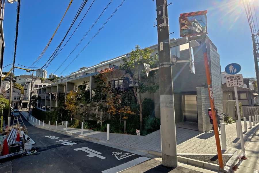 ディアナコート池田山公園の外観（北西側から）　