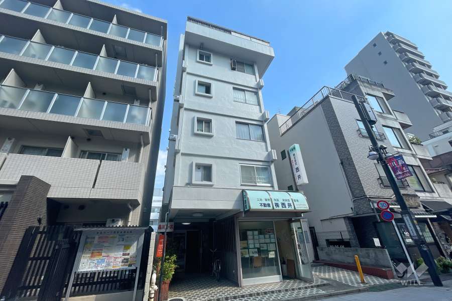 品川コーポの外観（南西側から）