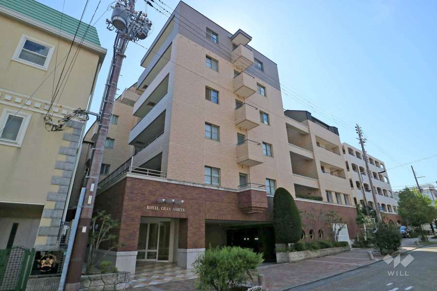 ロイヤルグラン芦屋の外観（北東側から）