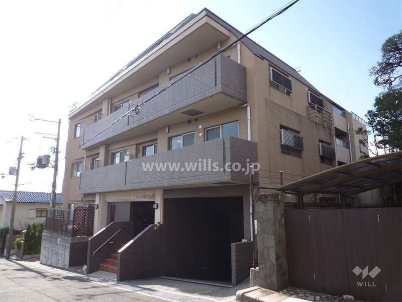 エクセレンス芦屋川の外観（北東側から）