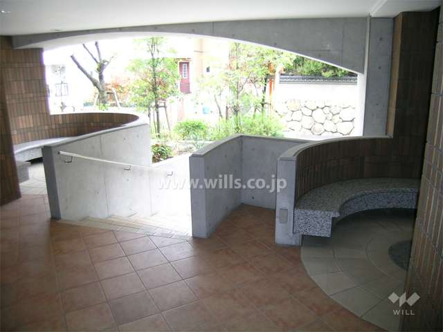 エントランスにある談話スペース