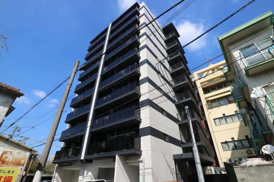 オープンレジデンシア今池の外観(南東側から)