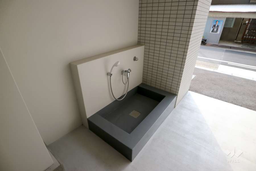 ペット足洗い場