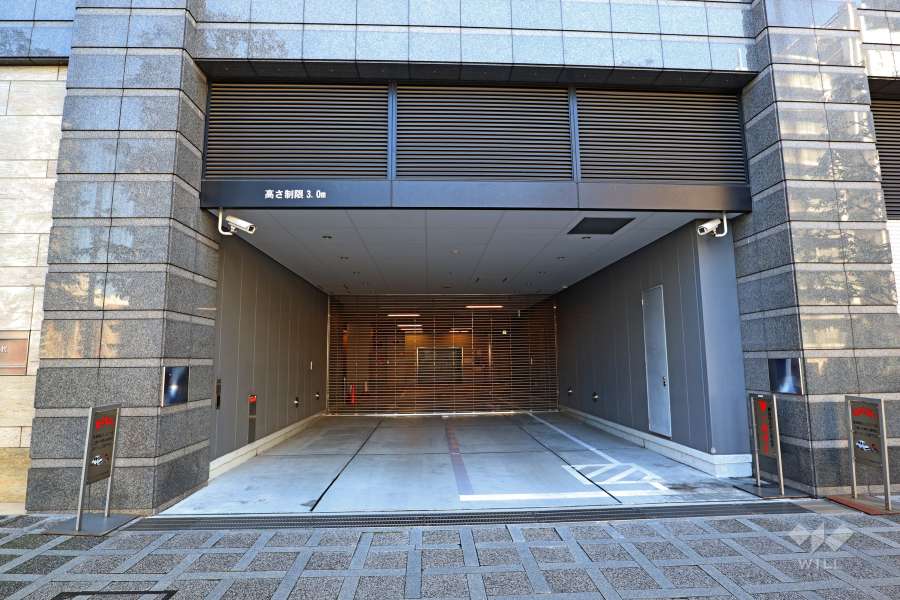 駐車場の出入り口