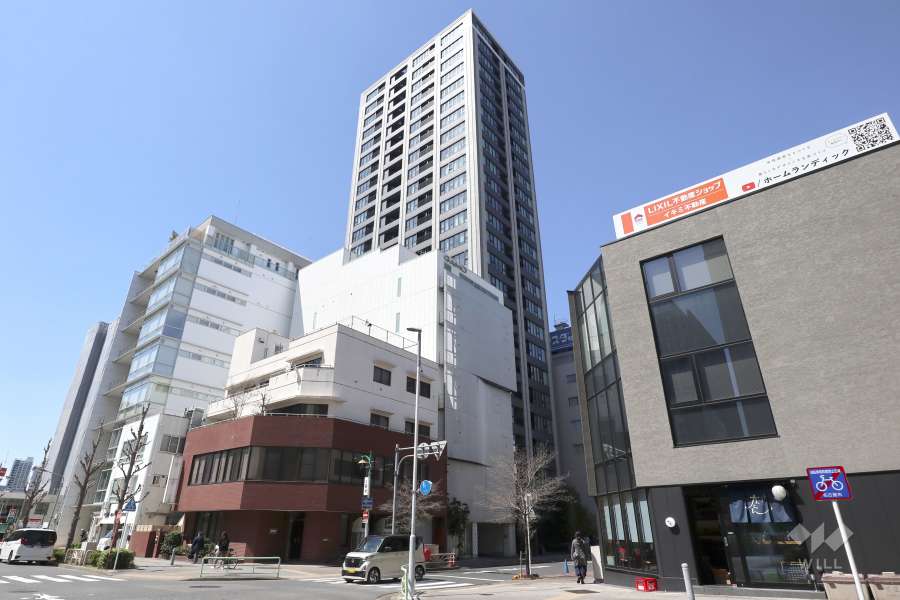 プラウドタワー名古屋丸の内ステーションマークスの外観（南東側から）