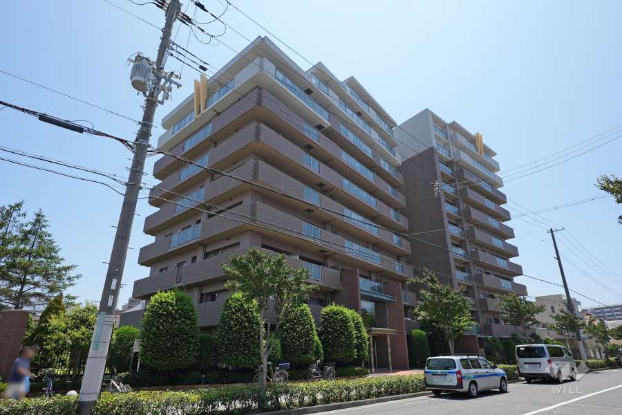 シティオガーデン西宮の外観（北西側から）