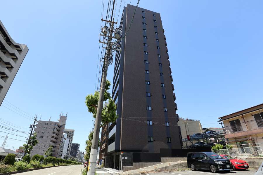 オープンレジデンシア瑞穂公園の外観（東側から）