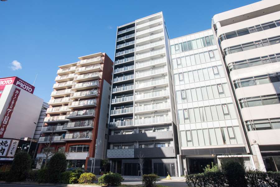 プレサンス葵デュリスの外観（南東側から）