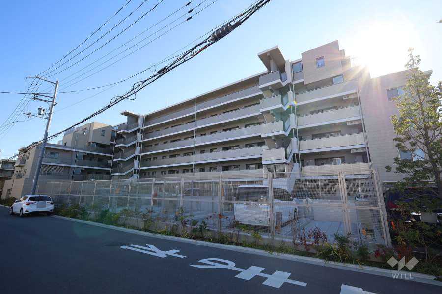 ウエリス豊津の外観(北西側から)