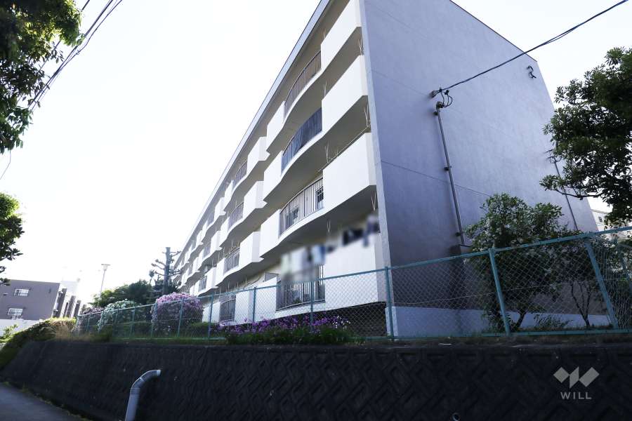 本地ヶ原住宅2号棟の外観（南東側から）