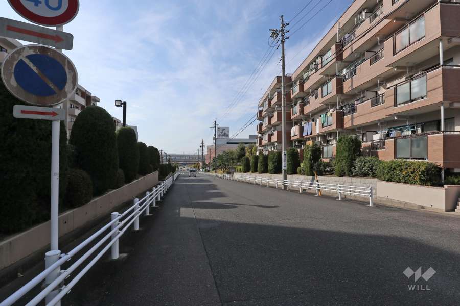 敷地南側の前面道路