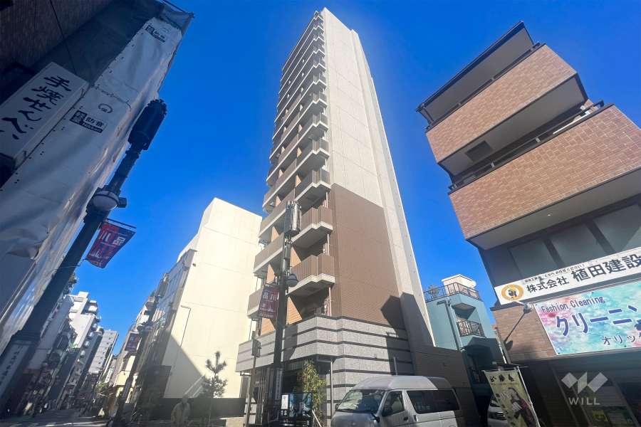 コンシェリア品川CROSSIAの外観（南西側から）