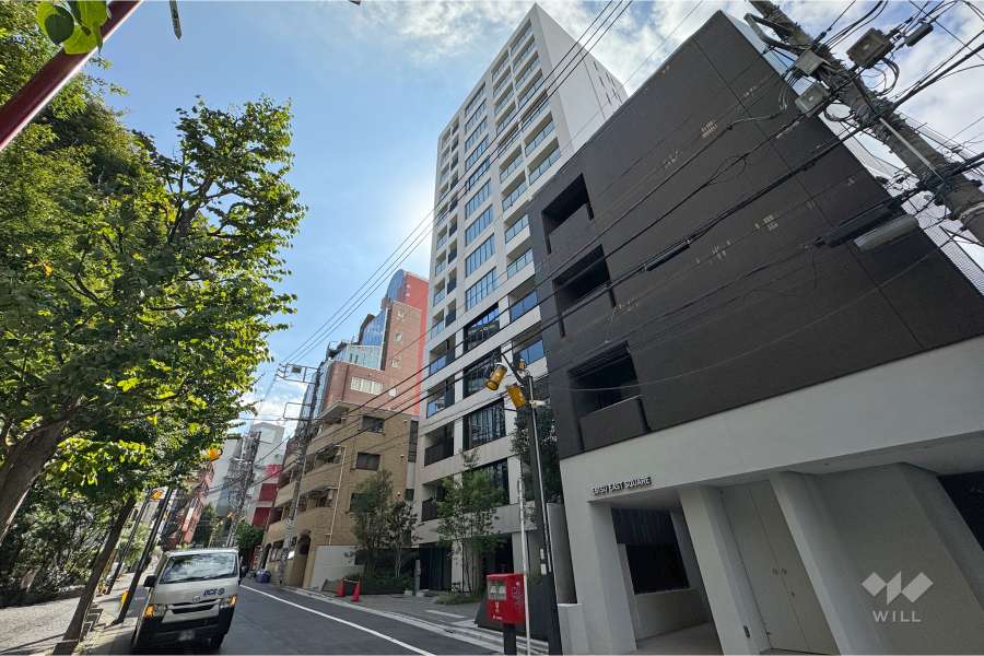 アトラス恵比寿景丘の外観（北西側から）