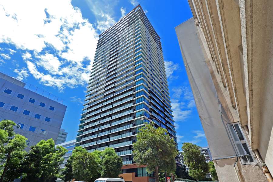 プラウドタワー芝浦(南東側から)