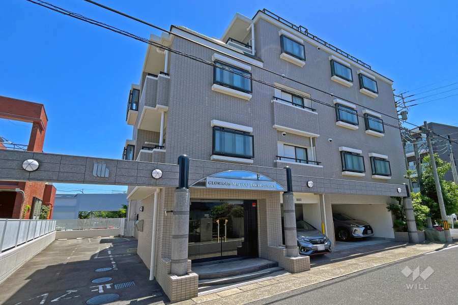 グローリアス名東宝が丘の外観(北西側から)