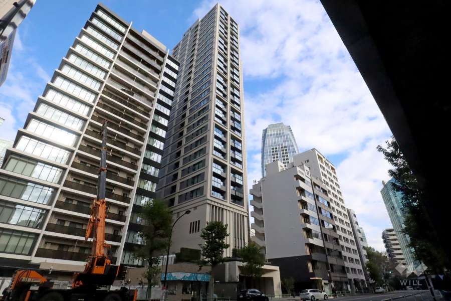 シティタワー虎ノ門の外観(西側から)