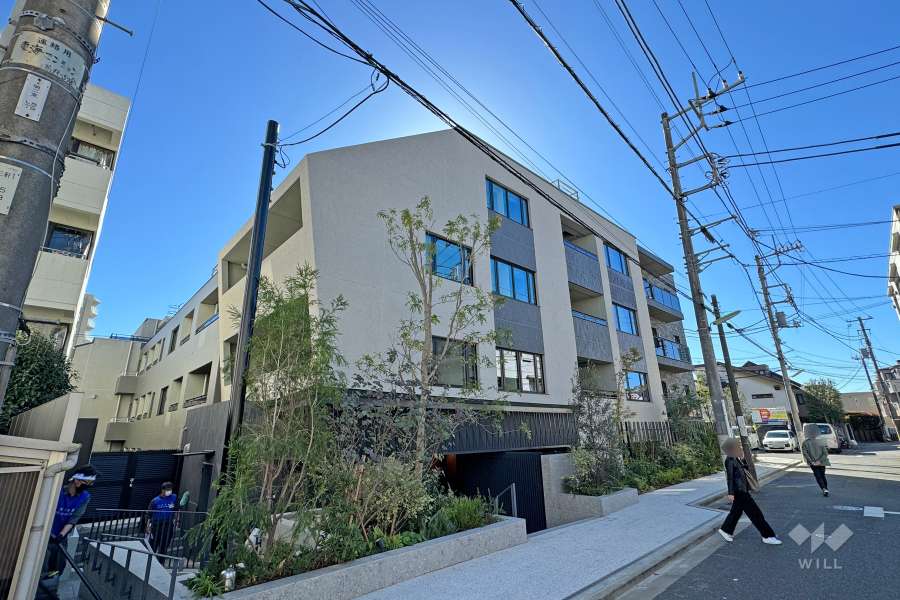 パークホームズ三軒茶屋一丁目の外観（北西側から）