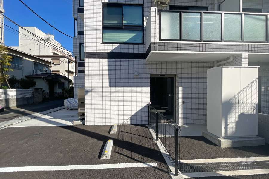 駐輪場の出入り口