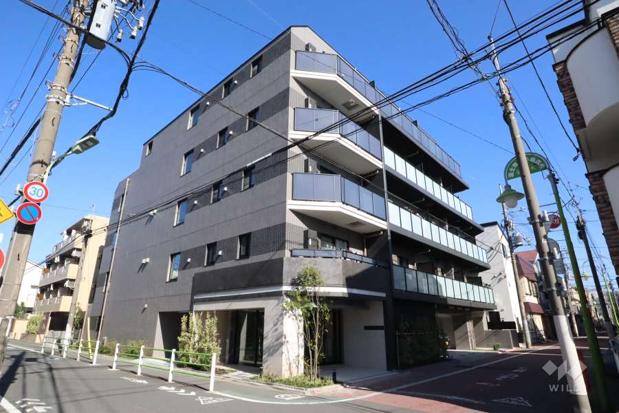 プレシスヴィアラ鵜の木の外観(南側から)