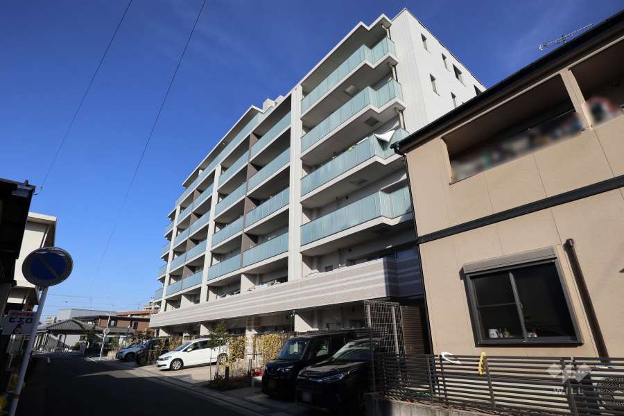 プレミスト上小田井レジデンス南東の外観（南東側から）