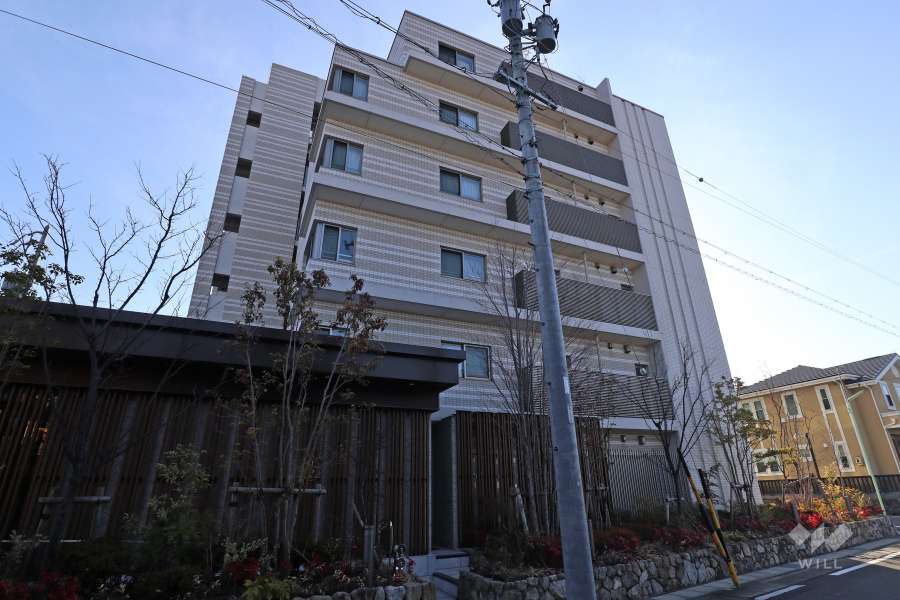 プレミスト上小田井レジデンスの外観（西側から）