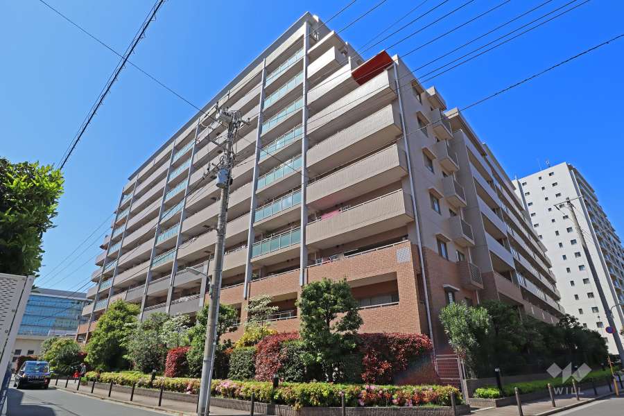 シティウインズ品川ガーデンコートの外観（南東側から）