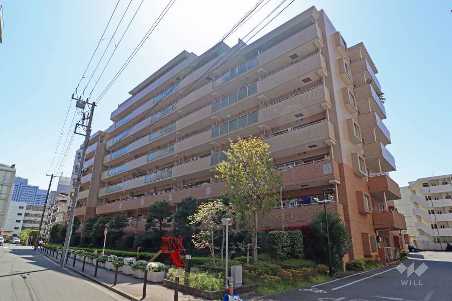 シティウインズ品川ガーデンコートの外観（北東側から）