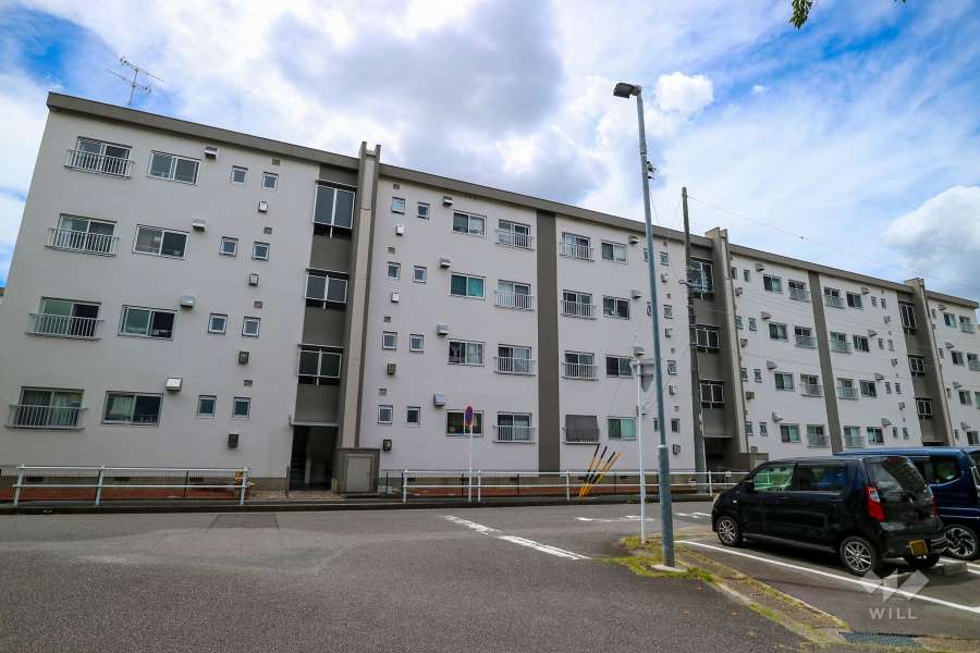 天白第一住宅10号棟の外観（北東側から）